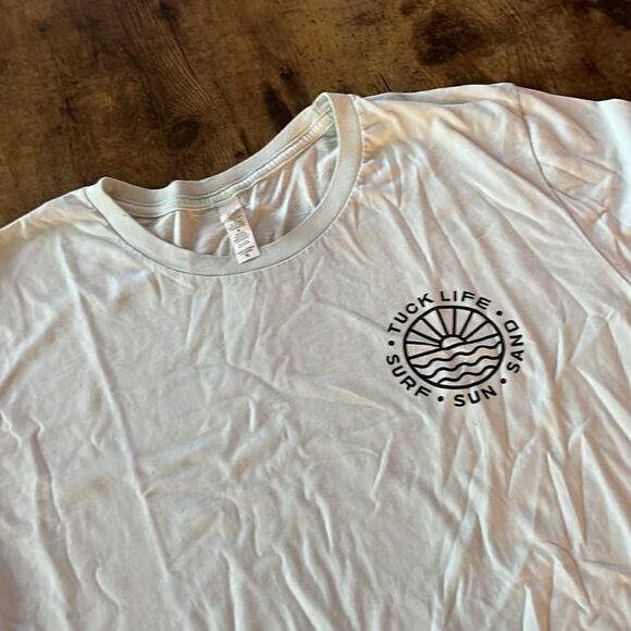 TUCK LIFE GETAWAY DAYS PRINT CREW NECK T-SHIRT - Picture 5 of 10